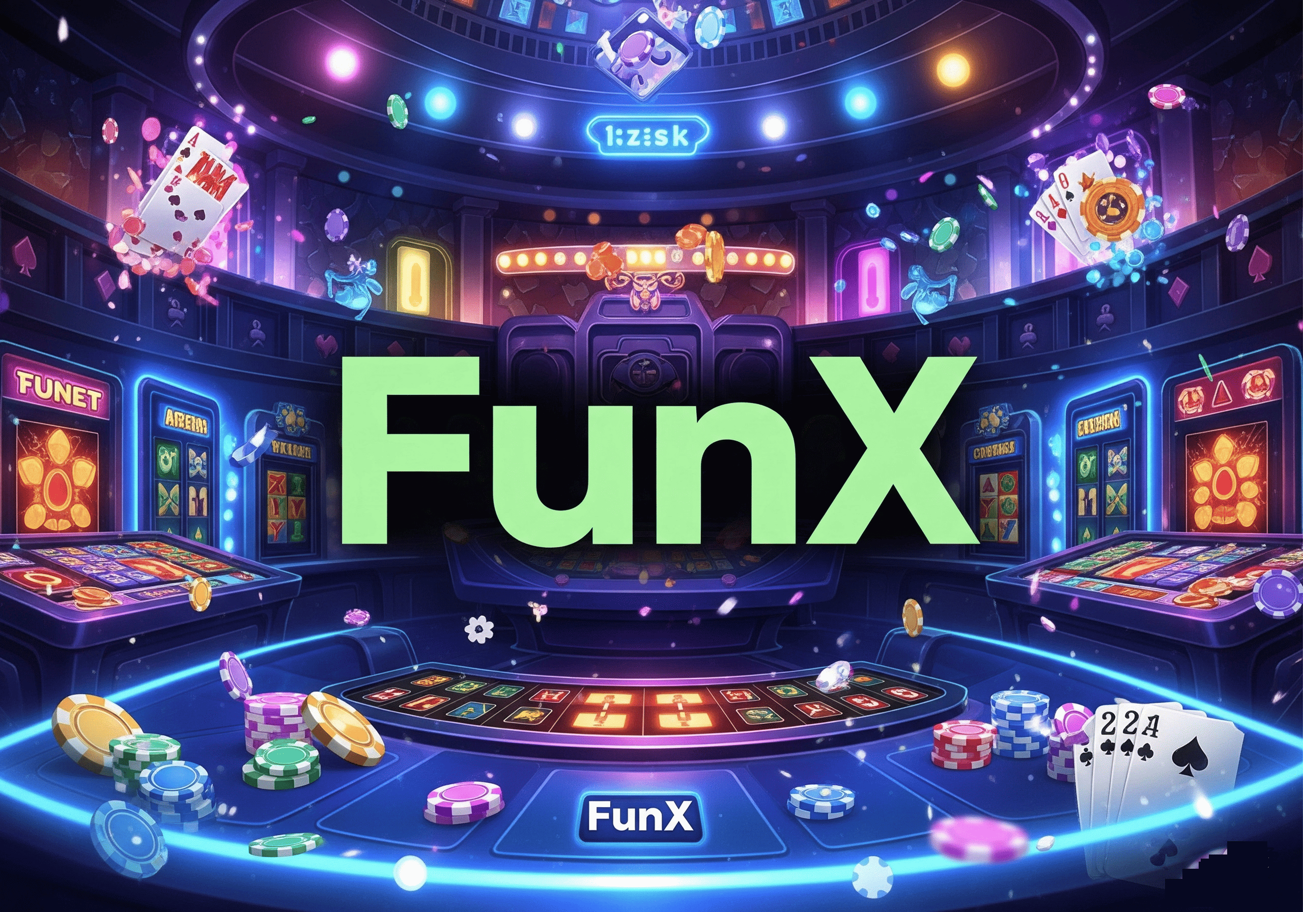 Visual showcase: FunX’s full spectrum of slots, dealers, and sports excitement